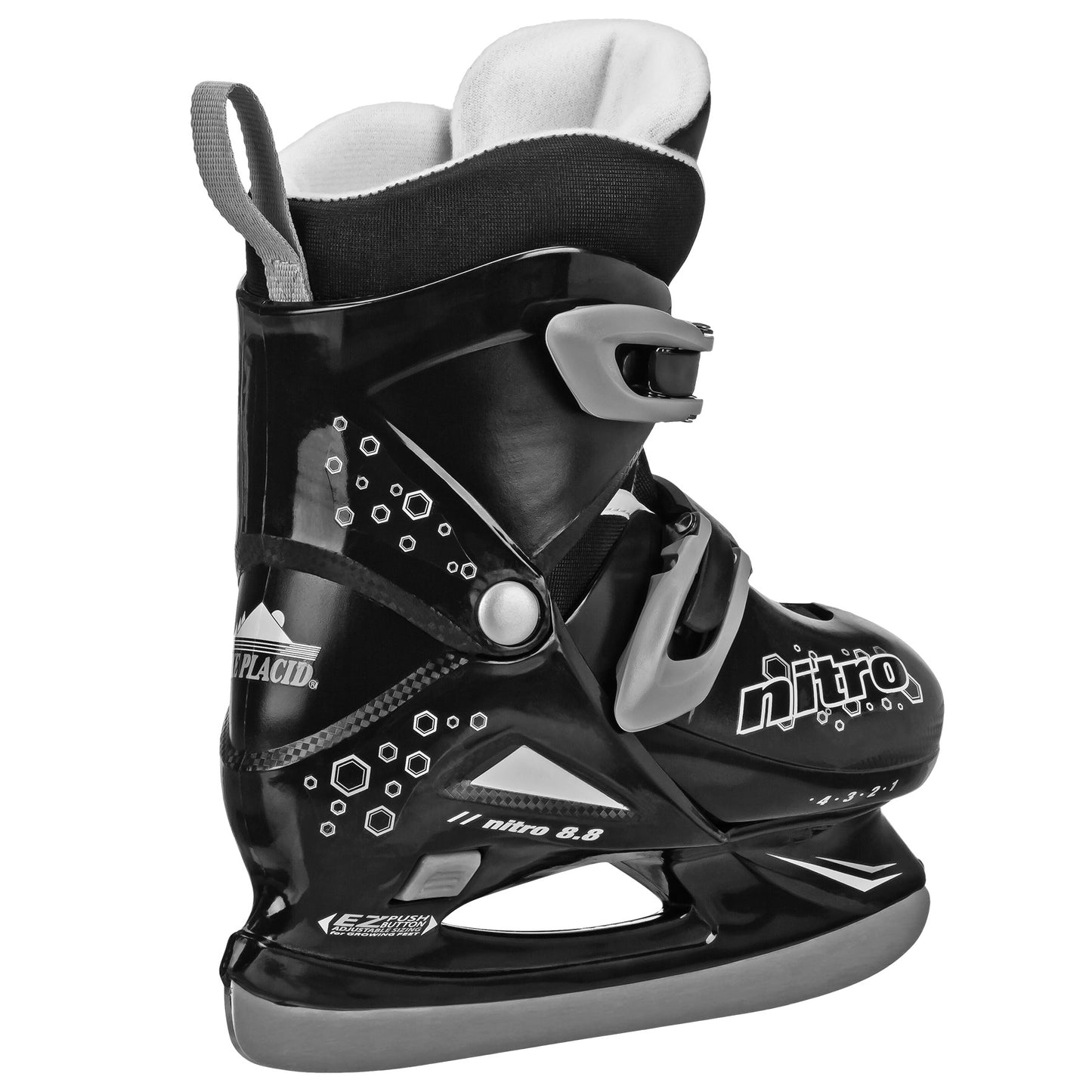 Lake Placid Nitro Boy's Adjustable Ice Skates