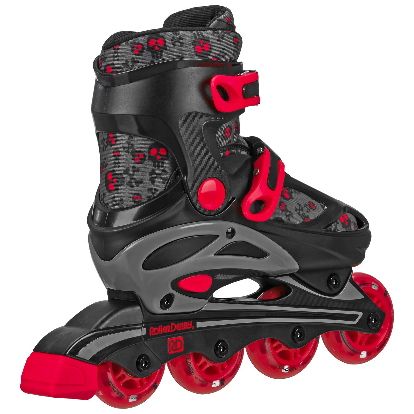 Roller Derby Boy's Adjustable 2-in-1 Quad and Inline Skates