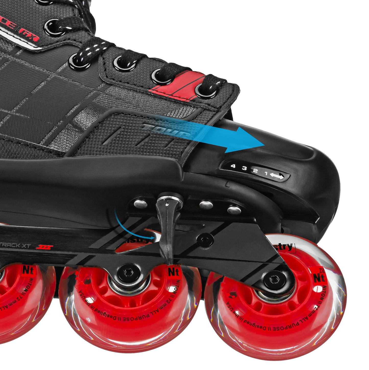 Code GX Youth Adjustable Roller Hockey Skates